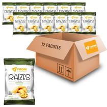 Kit Com 12Und Chips De Mandioquinha Raízes Fhom 45G