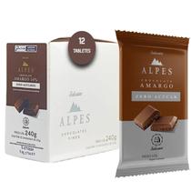 Kit Com 12Und Chocolate Salware Alpes Amargo 54% Zero 20G