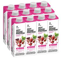 Kit Com 12Und Not Shake Protein 16G Morango Com Tâmara 250Ml