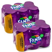 Kit Com 12Und Refrigerante Fanta Uva 350Ml