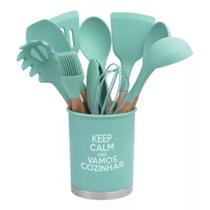 Kit Com 13 Utensílios De Cozinha Gourmet Silicone Livre Bpa Kit Com 13 Utensílios De Cozinha Gourmet Silicone Livre Bpa