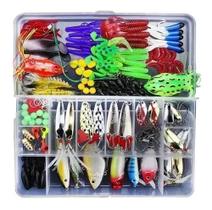 Kit Com 141 Iscas Artificiais e Estojo