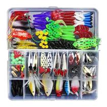 Kit Com 141 Iscas Artificiais + Estojo