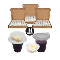 Kit Com 144 Cálices Suco de Uva integral e Pão Ázimo Para Santa Ceia Kit Com 144 Cálices Suco de Uva integral e Pão Ázimo Para Santa Ceia
