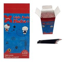 Kit com 144 Lápis Preto Hexagonal Make+ Kit com 144 Lápis Preto Hexagonal Make+