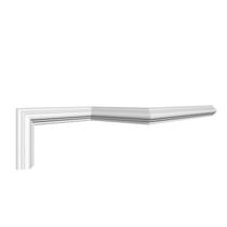 Kit com 15 Barras Roda Meio Cw11 Perfil de Poliestireno Homeestar 30m