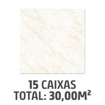 Kit com 15 Caixas Pisos Lago Caixa 2,00m² 45x45cm Bege - Formigres