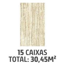 Kit com 15 Caixas Revestimentos Fioranno Versano HD 32x57cm Caixa 2,03m² Bege