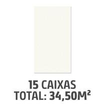 Kit com 15 Caixas Revestimentos Tradizionale Bianco 32x60cm Caixa 2,30m² Retificado Branco