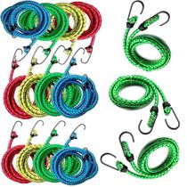 Kit com 15 Cordas Elástica Extensor De 92 A 122cm Corda para Bagageiro Carga Moto Bike Bicicleta Caçamba Kit com 15 Cordas Elástica Extensor De 92 A 122cm Corda para Bagageiro Carga Moto Bike Bicicleta Caçamba