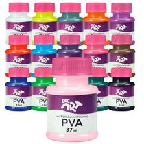 Kit com 15 Cores Tinta PVA Fosca 37ML DAC Kit com 15 Cores Tinta PVA Fosca 37ML DAC