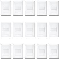 Kit Com 15 Interruptores Simples 4x2 16A Evidence - FAME