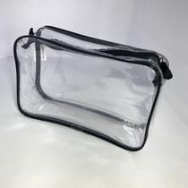 Kit com 15 necessaire transparente 23x15 + 15 mini necessaire 15x12 + 15 mini saco organizador Kit com 15 necessaire transparente 23x15 + 15 mini necessaire 15x12 + 15 mini saco organizador