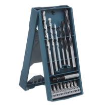 Kit com 15 Peças Mini X-Line para Madeira e Concreto Bosch 30289