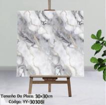 Kit Com 15 Peças Placa papel de parde 3D Marmore Adesivo autocolante 30cm x 30cm YY-303081 Kit Com 15 Peças Placa papel de parde 3D Marmore Adesivo autocolante 30cm x 30cm YY-303081