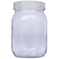 Kit com 15 Potes de Vidro para Armazenar Leite Materno 200ml