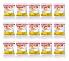 Kit com 15 Tabletes de Cloro para Piscinas Múltipla Ação 3 em 1 Genco Tamanho 200g Kit com 15 Tabletes de Cloro para Piscinas Múltipla Ação 3 em 1 Genco Tamanho 200g