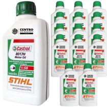 KIT Com 15 Unidades de Óleo 2 Tempos Castrol Stihl 500ml Lubrificante com Elevado Poder Detergente