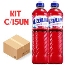 Kit com 15 unidades Detergente Líquido maçã 500ml Azulim Kit com 15 unidades Detergente Líquido maçã 500ml Azulim
