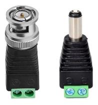 Kit Com 16 Bnc Macho C/borne + 8 P4 Macho C/ Borne