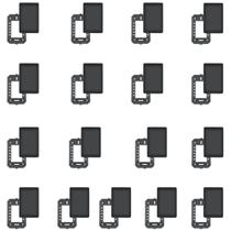 Kit Com 16 Placas 4 X 2 Cega Preto Com Suporte Suporte - FAME Kit Com 16 Placas 4 X 2 Cega Preto Com Suporte Suporte - FAME