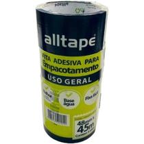 Kit com 16 Rolos de Fita PP ALLTAPE Transparente Medida 48 mm X 45 metros SK200
