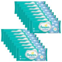 Kit com 16 Toalhinhas Pampers Fresh Clean com 48un Kit com 16 Toalhinhas Pampers Fresh Clean com 48un