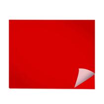 Kit com 17 Folhas de Papel Dobradura Vermelho 60cm x 50cm