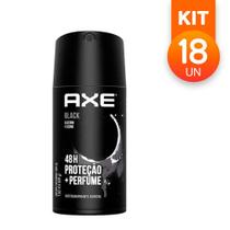 Kit com 18 Antitranspirante Black Axe Proteção + Perfume 48h Contra o Suor 150ml