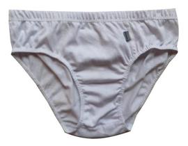 kit com 18 cueca slip branca elástico embutido 100% algodão-SDSB