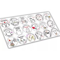 Kit Com 18 Papel De Arroz Bento Cake Mini Bolo Flork 9,5 Cm para mini bolo