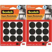 Kit com 18 Protetor ANTI-RISCO Redondo Preto Grande