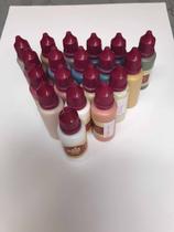 Kit com 19 tintas PVA + verniz semi brilho - cód. 041