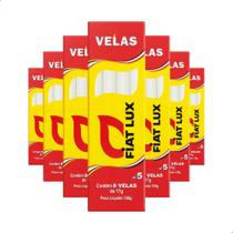 Kit com 192 Unidades de Vela de Parafina e fio de Algodão de 12g Fiat Lux Nº5 Resistente