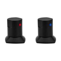 Kit com 2 Acabamentos para Registro C44 Água Quente e Fria Bl6150 Ducon Metais Kit com 2 Acabamentos para Registro C44 Água Quente e Fria Bl6150 Ducon Metais