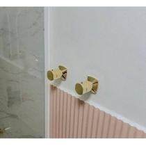 Kit com 2 Acabamentos para Registro C44 Quente Go5240 Ducon Metais Kit com 2 Acabamentos para Registro C44 Quente Go5240 Ducon Metais