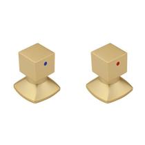 Kit com 2 Acabamentos para Registro C46 Água Quente/fria Ducon Metais Kit com 2 Acabamentos para Registro C46 Água Quente/fria Ducon Metais