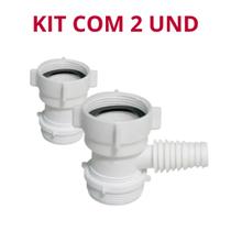 Kit com 2 Adaptador Para Máquina Lavar Louça Pia Cozinha Astra Aml