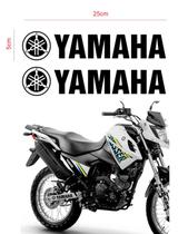 Kit com 2 Adesivos Yamaha Bandeja 25 x 5cm moto