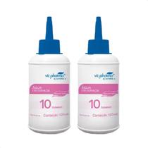Kit com 2 - Agua Oxigenada 10 VOL Antisséptico Tópico 100 ml Kit com 2 - Agua Oxigenada 10 VOL Antisséptico Tópico 100 ml