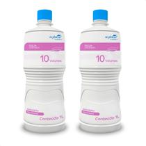 Kit com 2 Água Oxigenada 10 Volumes 1 Litro Vicpharma - Full Kit com 2 Água Oxigenada 10 Volumes 1 Litro Vicpharma - Full
