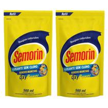 Kit com 2 Alvejantes Sem Cloro Semorin 500ml Kit com 2 Alvejantes Sem Cloro Semorin 500ml