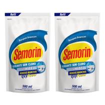 Kit com 2 Alvejantes Sem Cloro Semorin White 500ml Kit com 2 Alvejantes Sem Cloro Semorin White 500ml