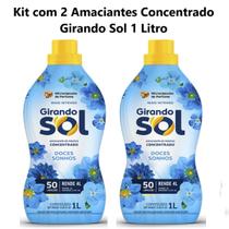 Kit com 2 Amaciante Roupa Concentrado 1 Lt Doces Sonhos