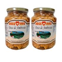 Kit com 2 Ambrosia 600 g Doce Minas Total 1,2 kg Kit com 2 Ambrosia 600 g Doce Minas Total 1,2 kg