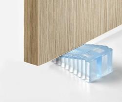 Kit Com 2 Aparador Peso Porta Silicone Discreto Transparente Kit Com 2 Aparador Peso Porta Silicone Discreto Transparente