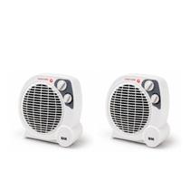 Kit Com 2 Aquecedor Elétrico Portátil Ar Quente Com 4 Estági