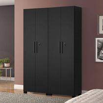 Kit com 2 Armários Multiuso Escritório Nt4020 4 Portas e Prateleiras