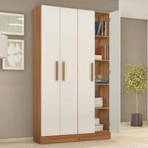 Kit com 2 Armários Multiuso Escritório NT4045 4 Portas e Prateleiras Branco/Trend/Off White Tx Kit com 2 Armários Multiuso Escritório NT4045 4 Portas e Prateleiras Branco/Trend/Off White Tx
