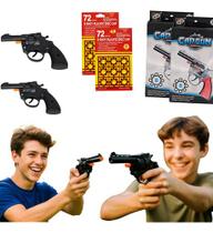 Kit Com 2 Arminhas De Espoleta Revólver Arma + 2 Cartelas Kit Com 2 Arminhas De Espoleta Revólver Arma + 2 Cartelas